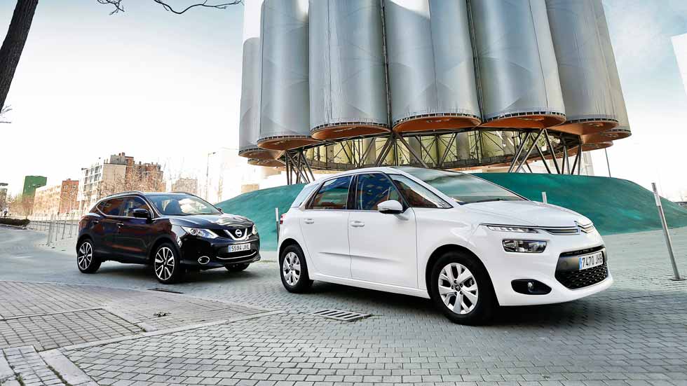 Citroën C4 Picasso y Nissan Qashqai: duelo de superventas