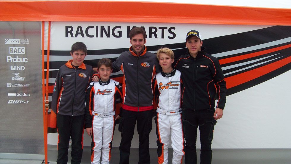 Así es el equipo de karting de Miguel Molina en el CEK