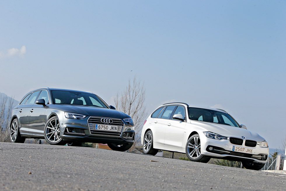 Audi A4 Avant 2.0 TDI vs BMW 318d Touring, lección familiar