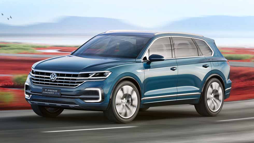 Volkswagen T-Prime Concept GTE, desvelado el Touareg XL