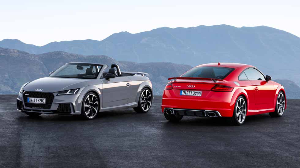 Audi TT RS Coupé 2016 y TT RS Roadster 2016, emoción al cuadrado