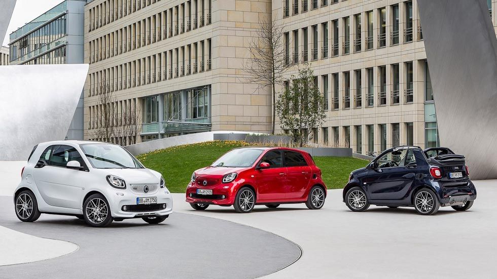 Smart Brabus Fortwo, Forfour y Cabrio: los más rabiosos y deportivos