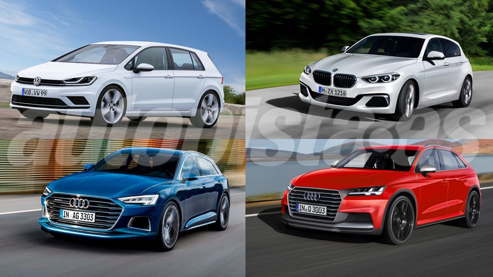 Los futuros coches compactos de Audi, BMW y Volkswagen