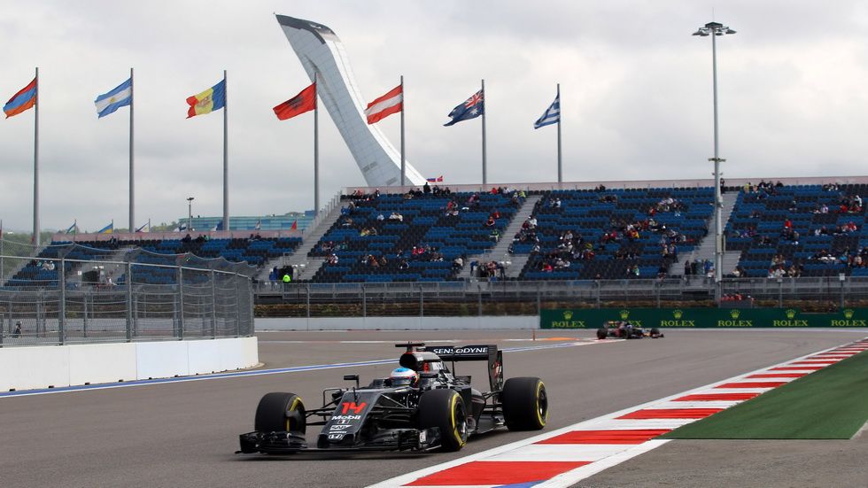 GP de Rusia de F1- Alonso fue decimocuarto en la calificación