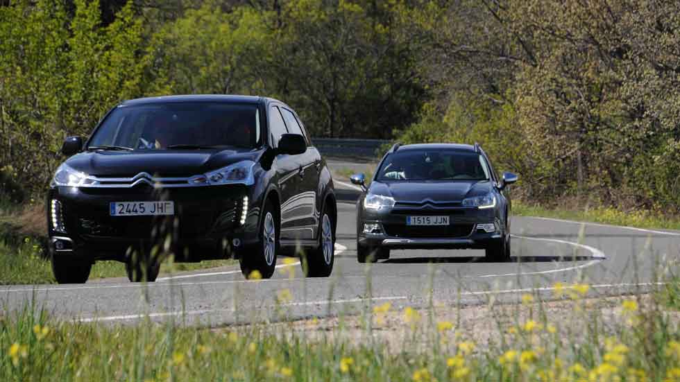 Los Citroën C4 Aircross y un C5 Tourer XTR, de rodaje con ‘Al filo de lo imposible’