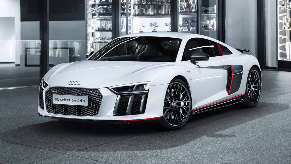 Audi R8 Coupé V10 plus selection 24h, con genes de competición