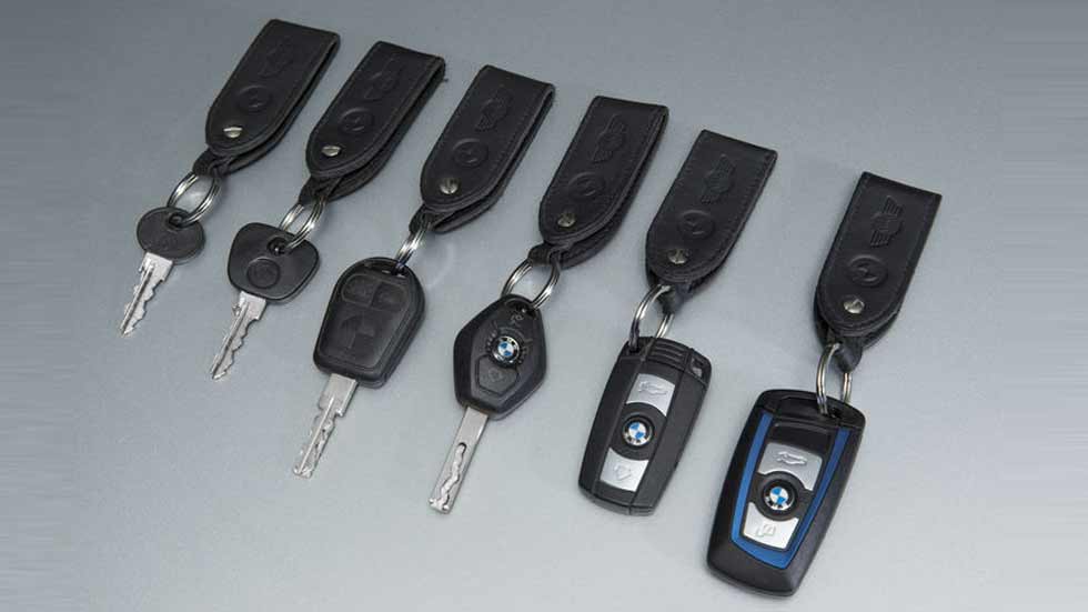 La evolución del diseño de las llaves de los coches, en fotos