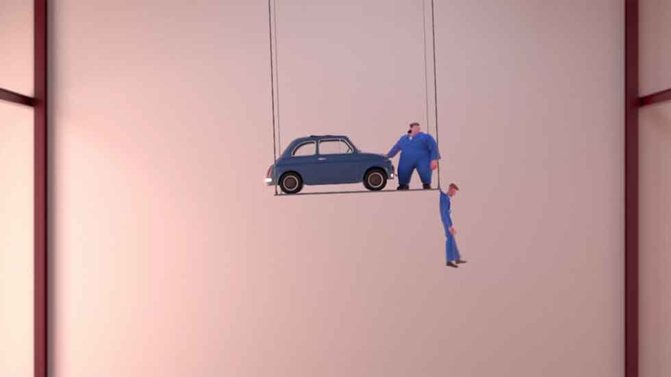 ¿Problemas al reparar un viejo Fiat 500? (video animado)