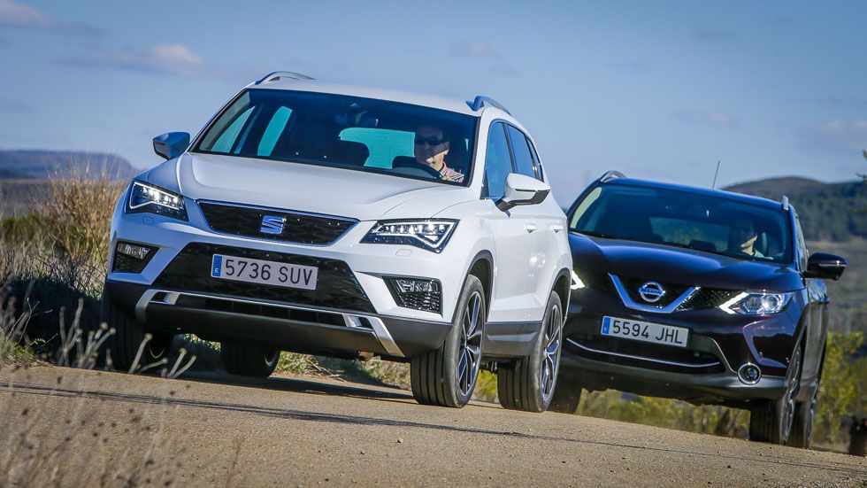 Seat Ateca vs Nissan Qashqai: ¿cuál es el mejor SUV compacto?