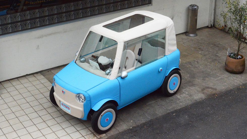 Rimono, el increíble coche eléctrico con carrocería de lona