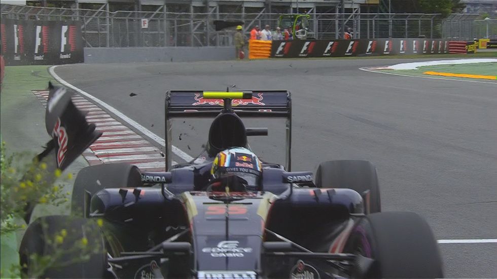 GP de Canadá de F1: Accidente de Carlos Sainz