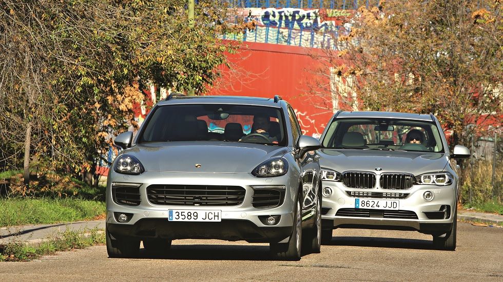 BMW X5 xDrive40e vs. Porsche Cayenne S E-Hybrid: dos SUV enchufados