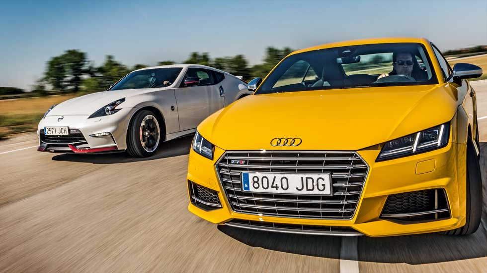 Audi TT S vs Nissan 370Z Nismo: muy deportivos y "bastante" asequibles