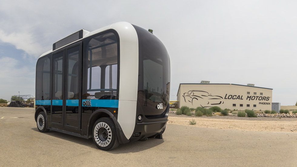 Olli, el transporte del futuro de IBM y Local Motors