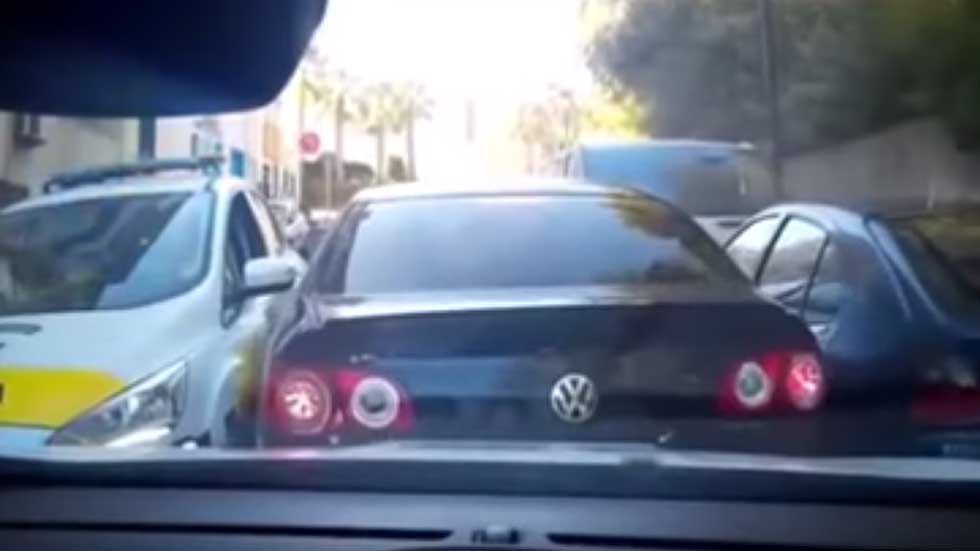 Persecución policial al estilo GTA en San Roque (vídeo)