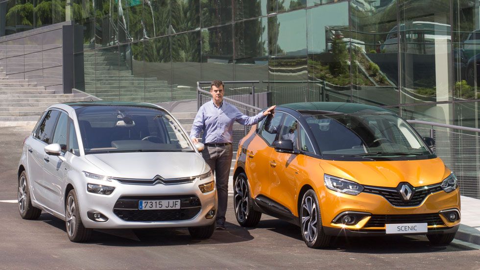 Renault Scénic vs Citroën C4 Picasso: el duelo familiar del año
