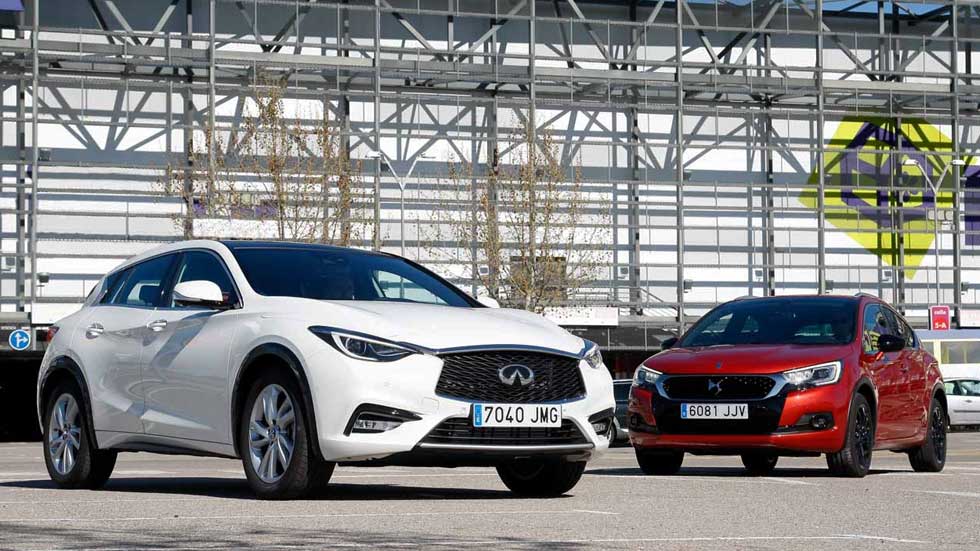 DS 4 Crossback vs Infiniti Q30: compactos "peculiares", frente a frente
