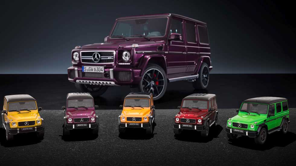 Mercedes-Benz G63 AMG, 5 colores distintos que caben en tu estantería