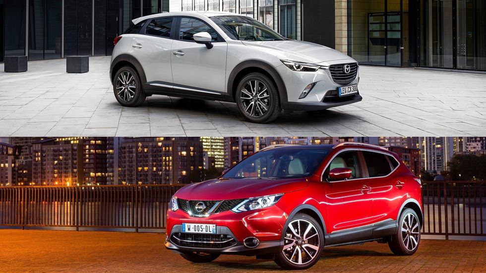 Dudas: ¿Nissan Qashqai o Mazda CX-3? ¿Cambio manual o automático?