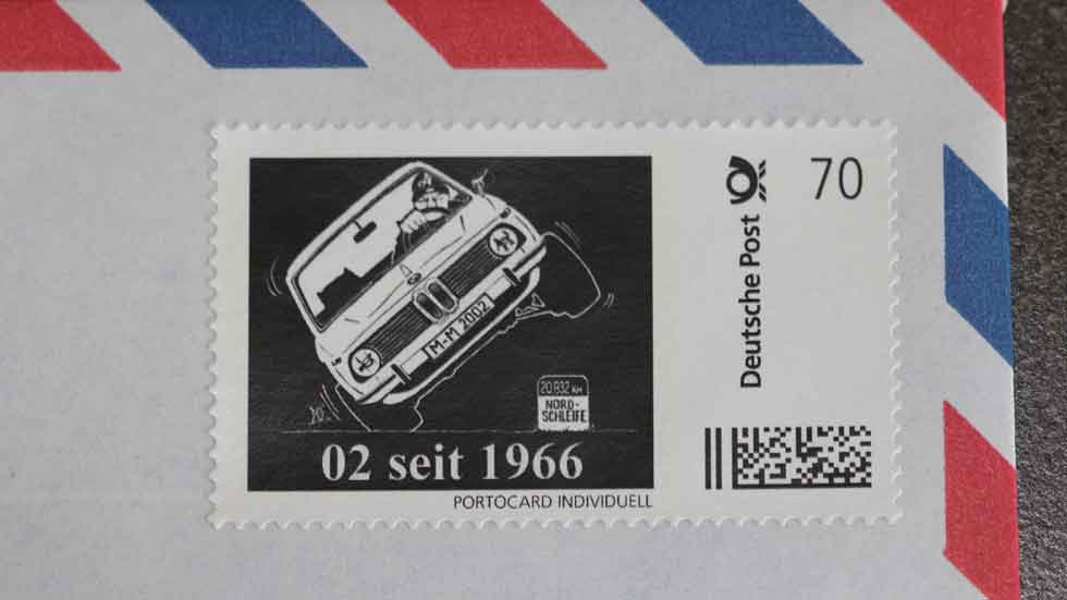 El BMW 2002 celebra su 50 aniversario con unos sellos muy especiales