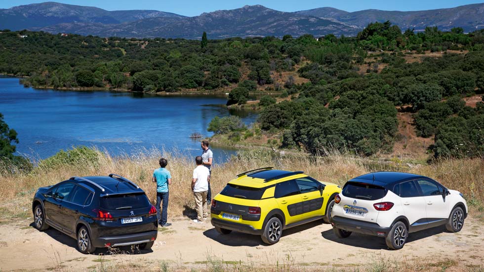 Citroën C4 Cactus, Renault Captur y Peugeot 2008, ¿cuál es mejor?