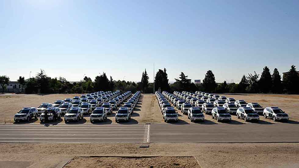 La Guardia Civil invierte más de 3 millones de euros en 110 nuevos coches