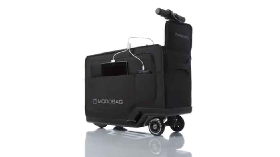 Vacaciones sobre ruedas: Modobag, la maleta con motor (vídeos)