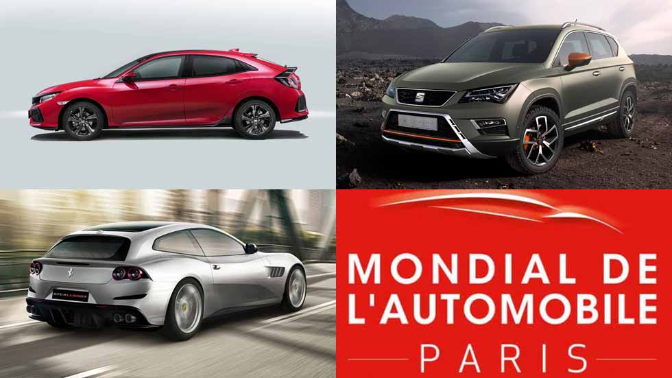 Salón de París 2016: todas las novedades de coches
