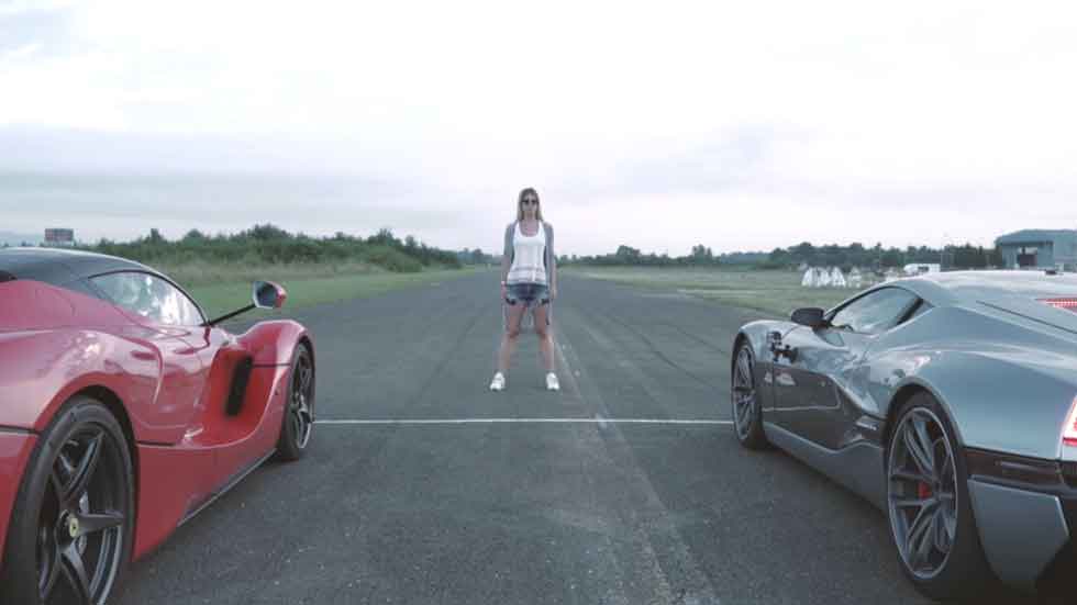 Carrera de aceleración: Rimac Concept One vs Ferrari LaFerrari (video y fotos)