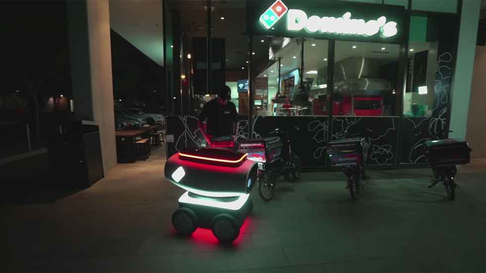 Un vehículo autónomo te llevará la pizza a casa (vídeo)