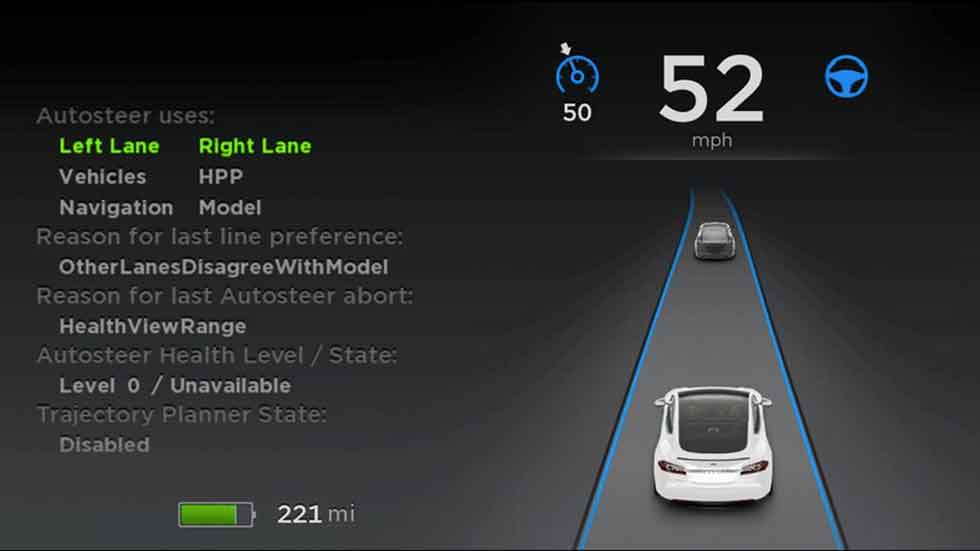 Nuevas funciones en el sistema Autopilot de Tesla