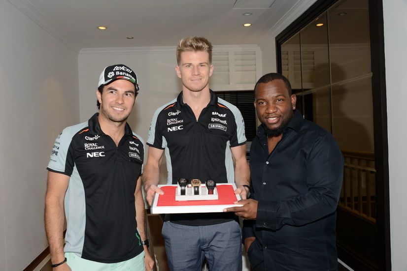 Gran Premio de Singapur: Force India y los relojes Fabio Siby