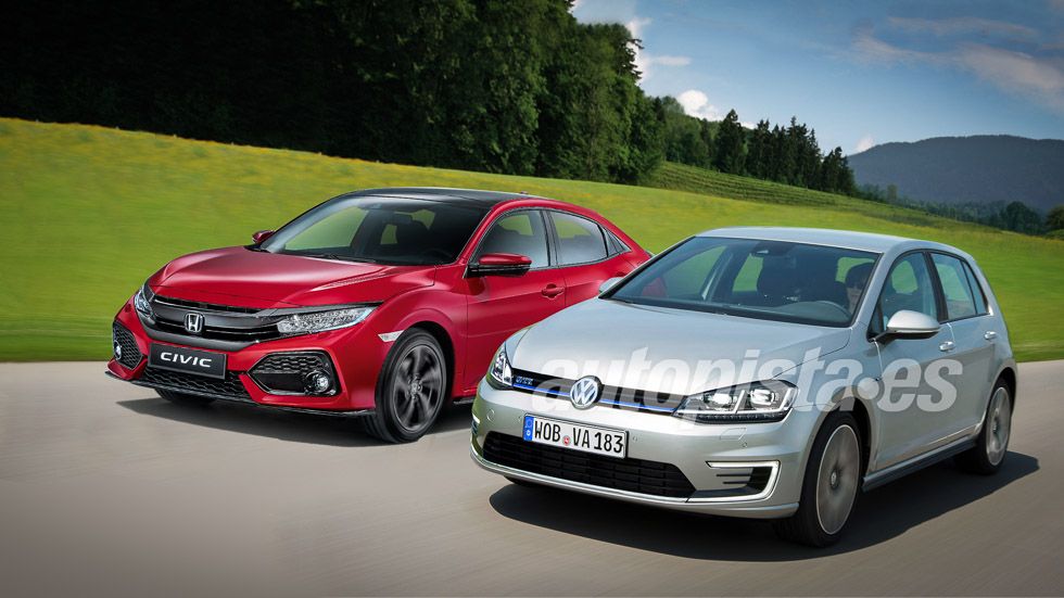 Honda Civic vs VW Golf: el duelo de compactos de 2017