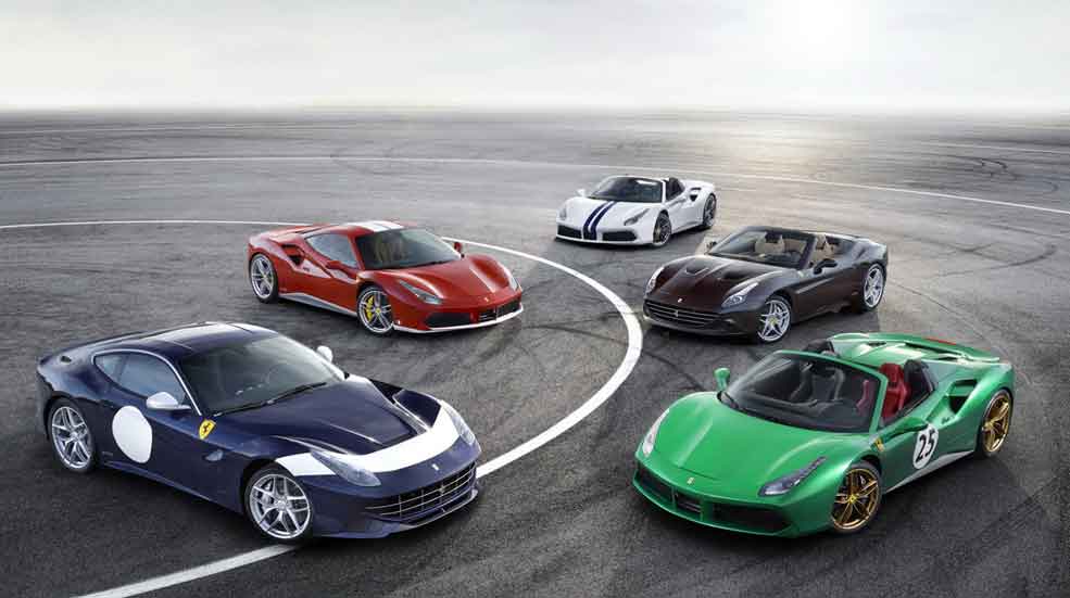 Ferrari crea 70 versiones especiales por su 70 aniversario
