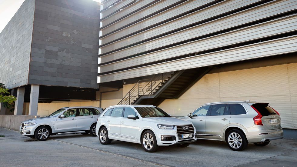 Audi Q7 e-tron, BMW X5 40e y Volvo XC90 T8 Twin Engine: ¿cuál es mejor?