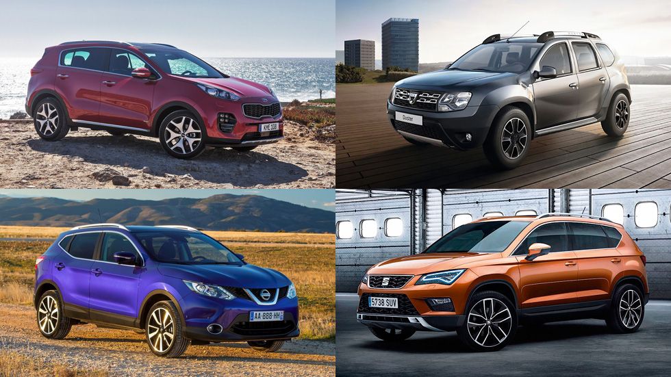 Los mejores SUV de 15.000 a 25.000 euros