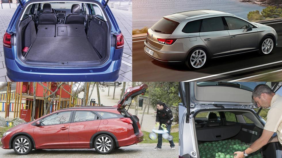 Los coches compactos familiares: ¿cuál tiene mejor maletero?
