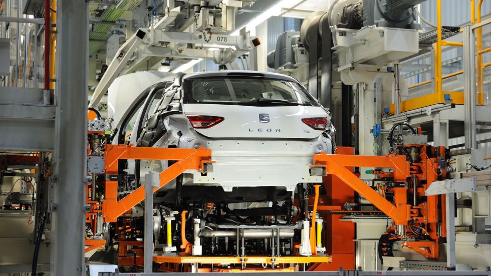 La fabricación de coches, récord en España