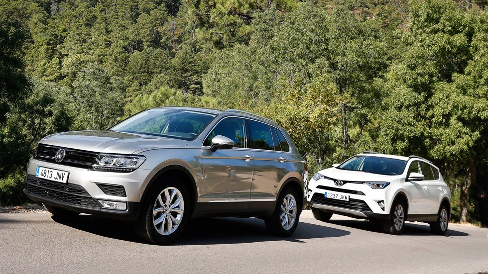 VW Tiguan vs Toyota RAV4: dos SUV muy completos, a prueba