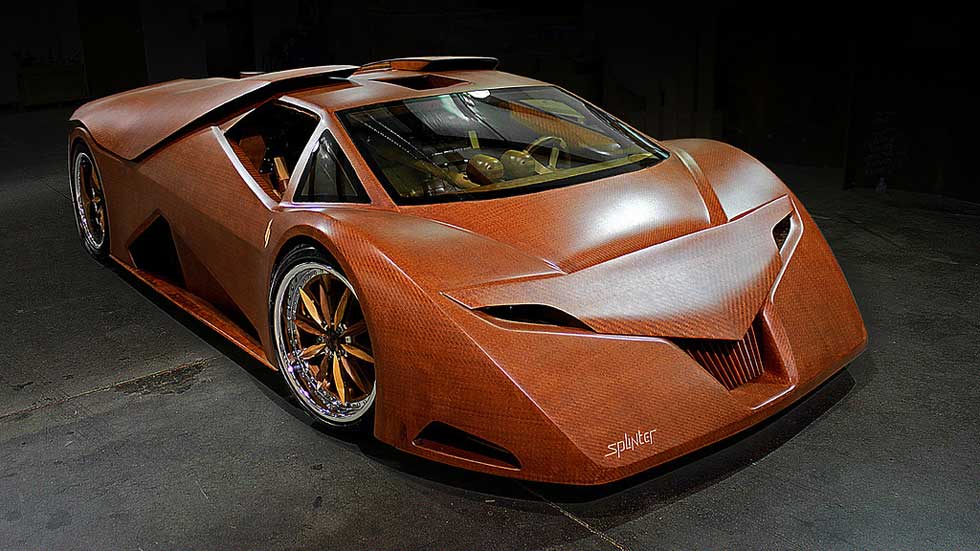 ¿Te imaginas un superdeportivo de 650 CV fabricado en madera?