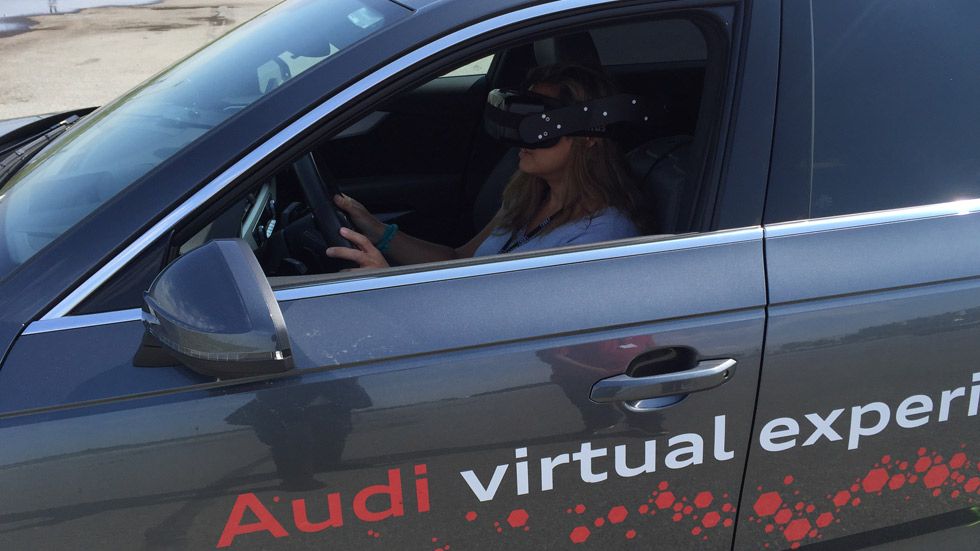 Así conducimos con las gafas de realidad virtual de Audi (vídeo)