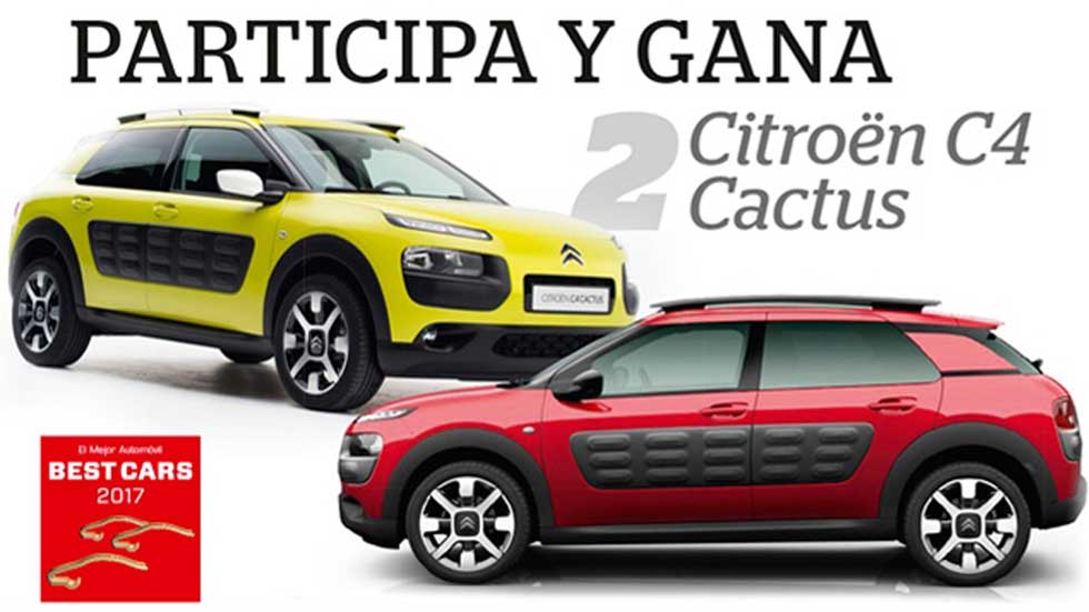 ¡Último día! Participa en Best Cars 2017: sorteamos 2 Citroën C4 Cactus