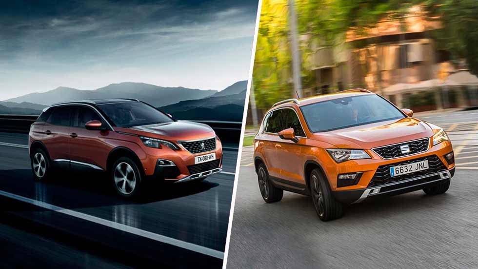Peugeot 3008 vs Seat Ateca: duelo de los SUV de moda