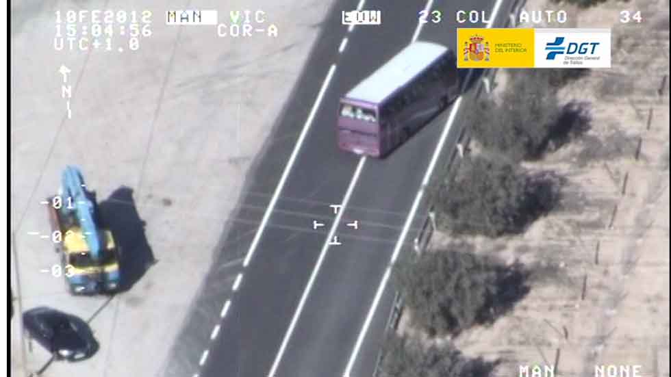 Infracciones y accidentes de autobuses y camiones (vídeo)