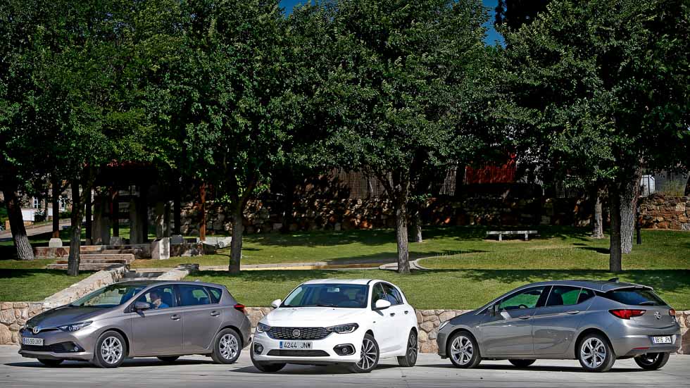 Fiat Tipo, Opel Astra y Toyota Auris: tres compactos Diesel a prueba