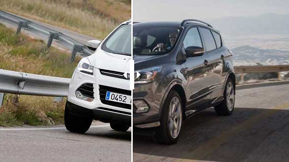 Ford Kuga 2015 vs Ford Kuga 2017: en busca de las diferencias
