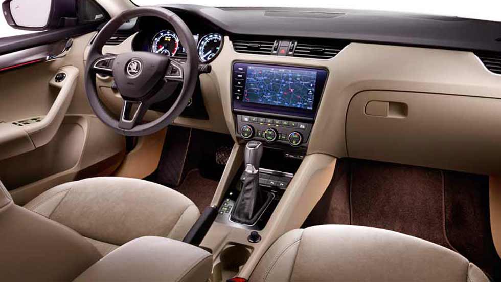 Skoda Octavia 2017: así es su renovado interior