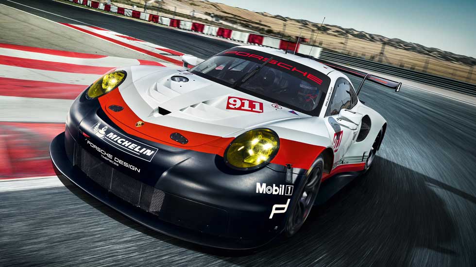 Porsche 911 RSR 2017, el nuevo coche de carreras