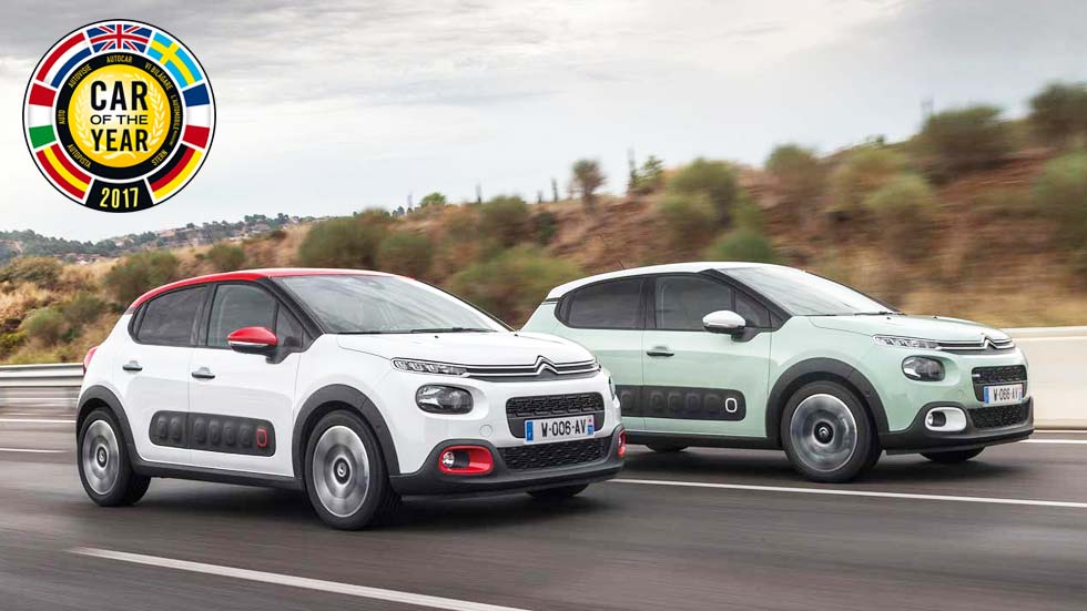 Citroën C3, aspirante a mejor Coche del Año en Europa 2017