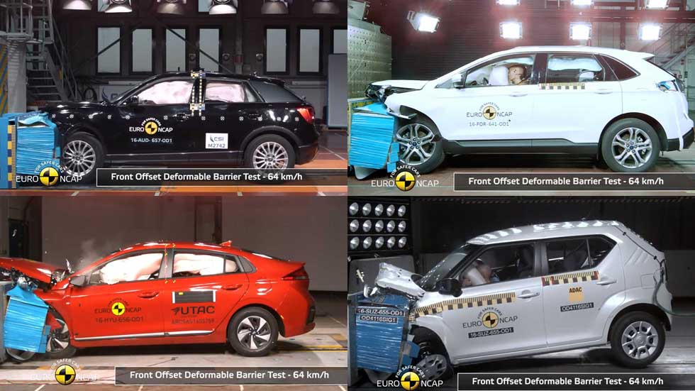 Los coches más seguros en las últimas pruebas de choque Euro NCAP (Vídeos)